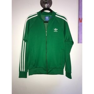 Adidas Trefoil Men's Track Jacket Kelly Green